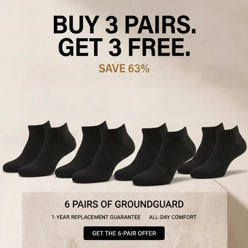 GroundGuard Ankle Cushion Socks