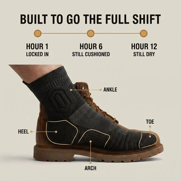 GroundGuard Work Socks