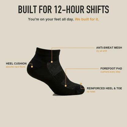 GroundGuard Ankle Cushion Socks