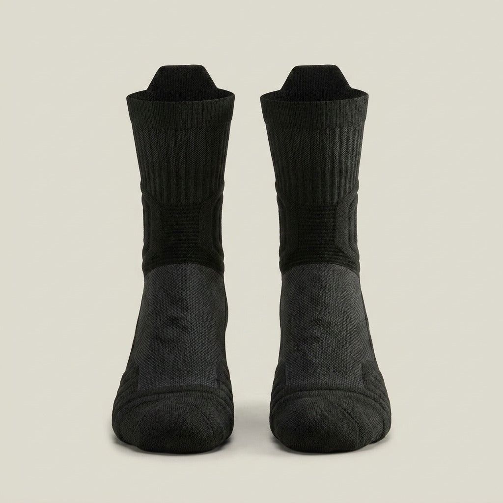 Black work socks