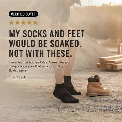 GroundGuard Ankle Cushion Socks