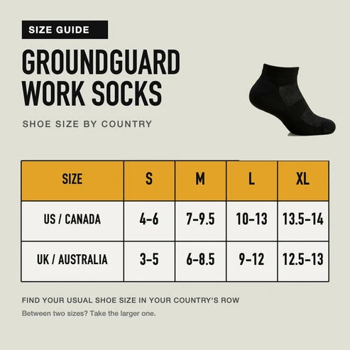 GroundGuard Ankle Cushion Socks
