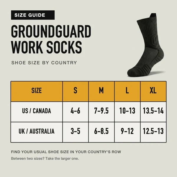 GroundGuard Work Socks